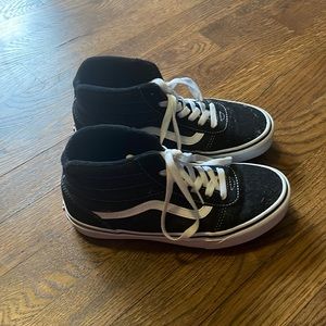 Vans, size 5, Black and White